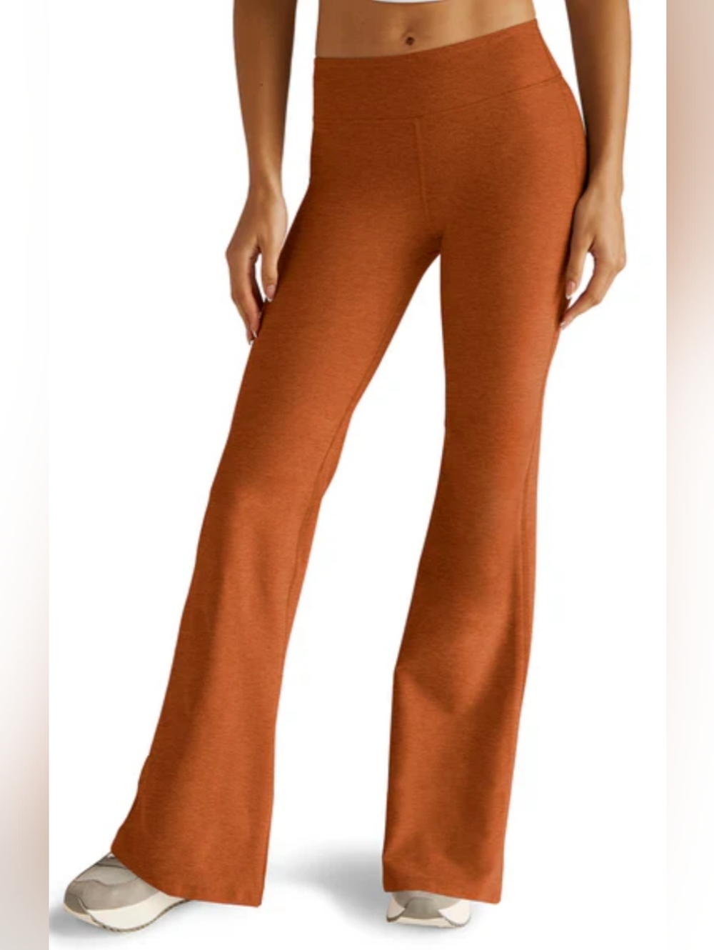 Beyond YogaSpacedye 90'S Low Rise Flare Pant Terracotta Size Large